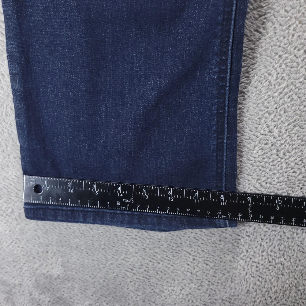 Democracy Jeans Womens 4 Blue Bootcut Mid Rise Ab Technology Dark Wash Stretch - Picture 8 of 9